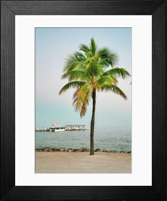 Framed Print : Florida, Pier at Islamorada Framed Print : Florida, Pier at Islamorada