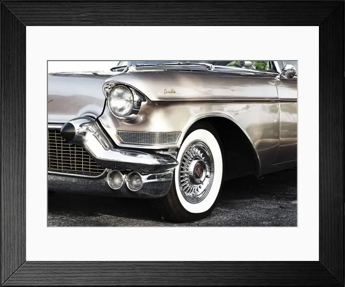 Framed Print : Side view of 1950's Cadillac Seville Framed Print : Side view of 1950's Cadillac Seville
