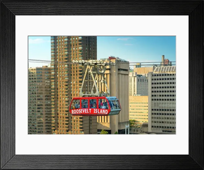 Framed Print : New York City, Roosevelt Island Tramway Framed Print : New York City, Roosevelt Island Tramway