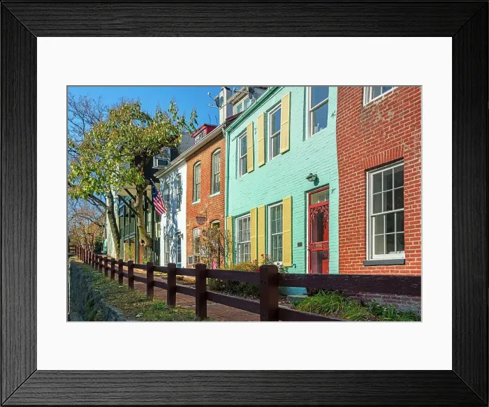 Framed Print : Washington, D.C. Georgetown