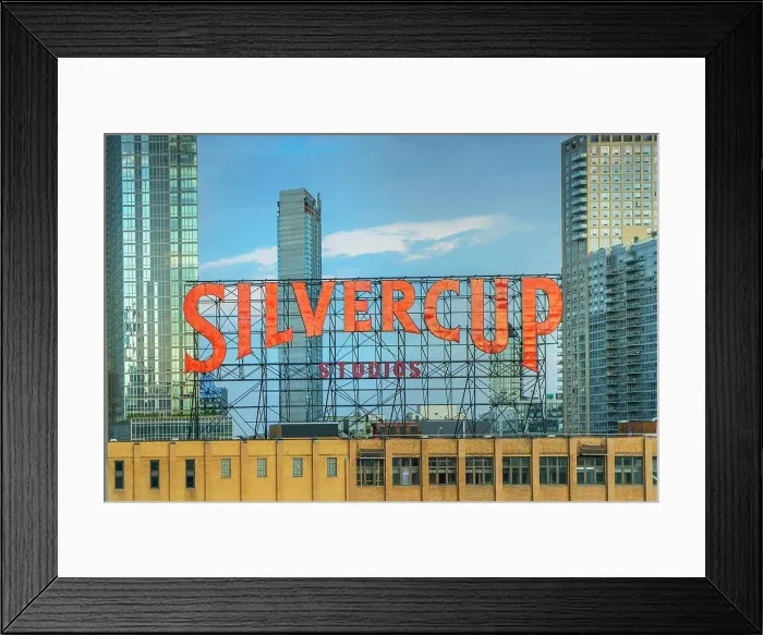 Framed Print : New York City, Long Island City, Silvercup Studios sign Framed Print : New York City, Long Island City, Silvercup Studios sign