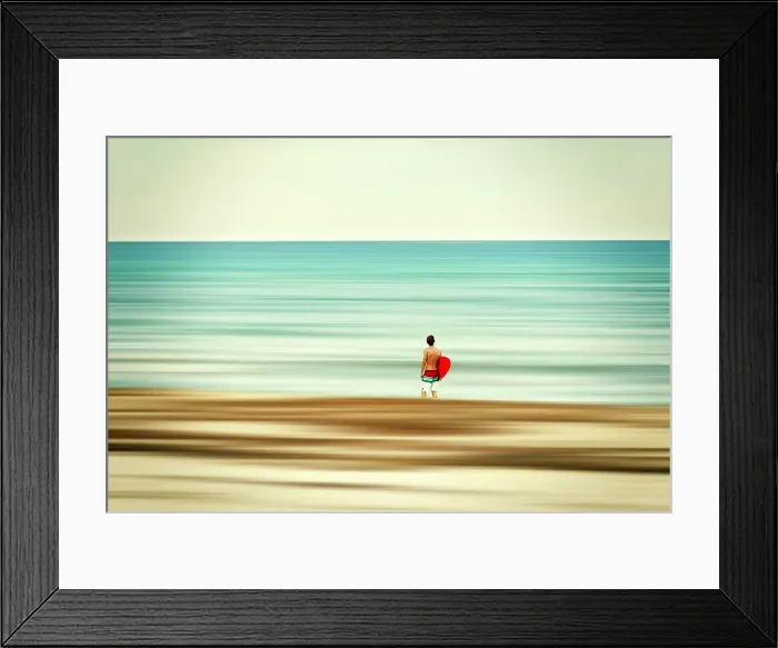 Framed Print : Surfer at the beach Framed Print : Surfer at the beach