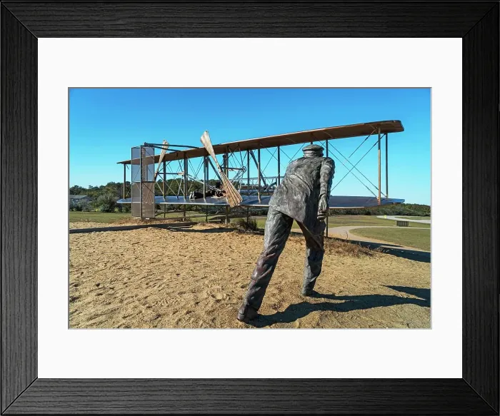 Framed Print : North Carolina, Outer Banks, Kill Devil Hills, Wright Brothers National Memorial Framed Print : North Carolina, Outer Banks, Kill Devil Hills, Wright Brothers National Memorial