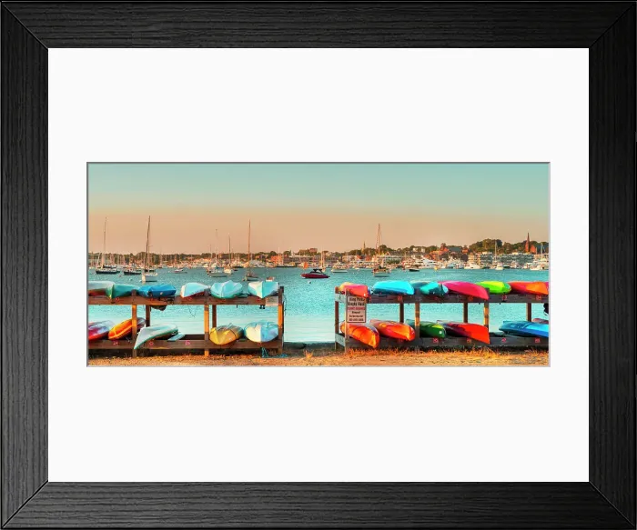 Framed Print : Rhode Island, Newport, town viewed from King Park Framed Print : Rhode Island, Newport, town viewed from King Park