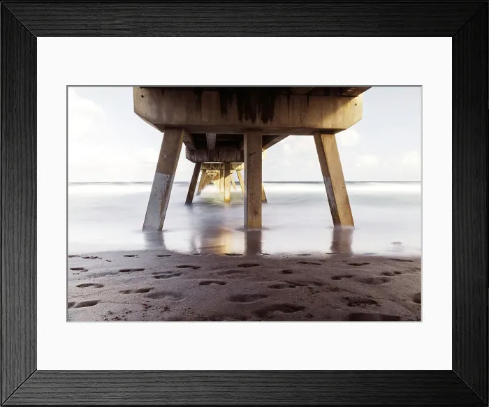 Framed Print : Florida, South Florida, Deerfield Beach, Pier Framed Print : Florida, South Florida, Deerfield Beach, Pier