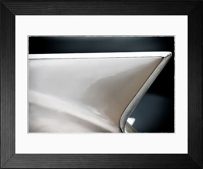 Framed Print : Back fin of a 1950's Eldorado classic car Framed Print : Back fin of a 1950's Eldorado classic car