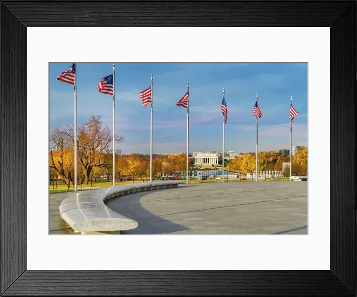 Framed Print : Washington, D.C. Lincoln Memorial seen from the Washington Monument Framed Print : Washington, D.C. Lincoln Memorial seen from the Washington Monument