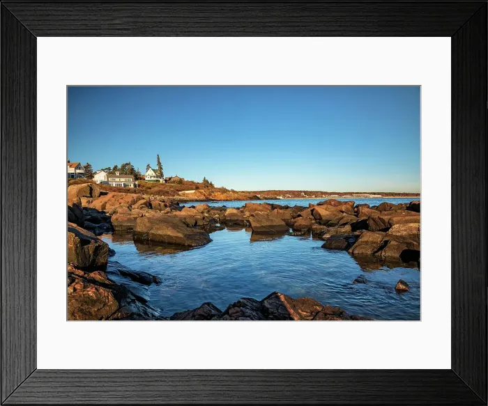 Framed Print : USA, Maine, Ogunquit, Landscape along Marginal Way Trail Framed Print : USA, Maine, Ogunquit, Landscape along Marginal Way Trail