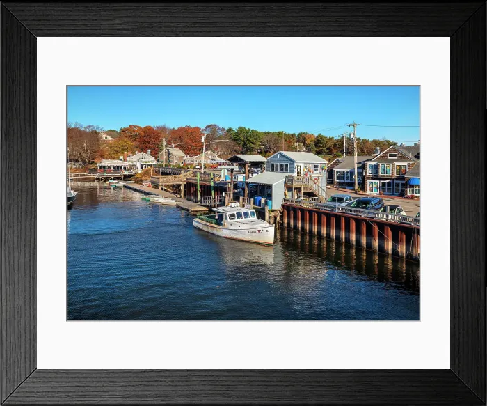 Framed Print : USA, Maine, Ogunquit, Perkins Cove Framed Print : USA, Maine, Ogunquit, Perkins Cove