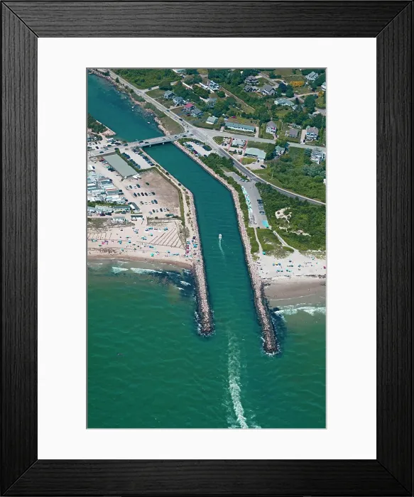 Framed Print : Rhode Island, Weekapaug Inlet with Dunes Park and Fenway Beach Framed Print : Rhode Island, Weekapaug Inlet with Dunes Park and Fenway Beach