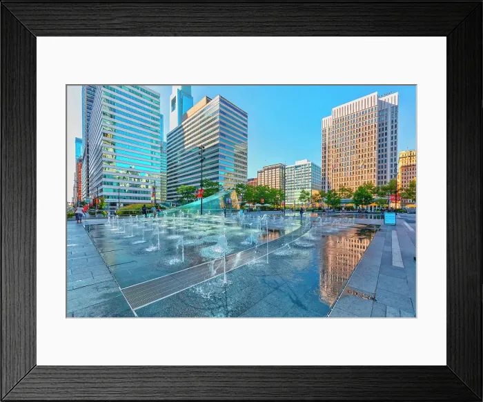 Framed Print : Pennsylvania, Philadelphia, Center City, Dilworth Park
