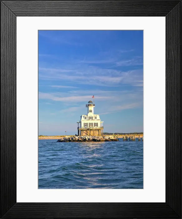 Framed Print : New York, Long Island, Long Beach Bar Lighthouse on the Long Island Sound Framed Print : New York, Long Island, Long Beach Bar Lighthouse on the Long Island Sound