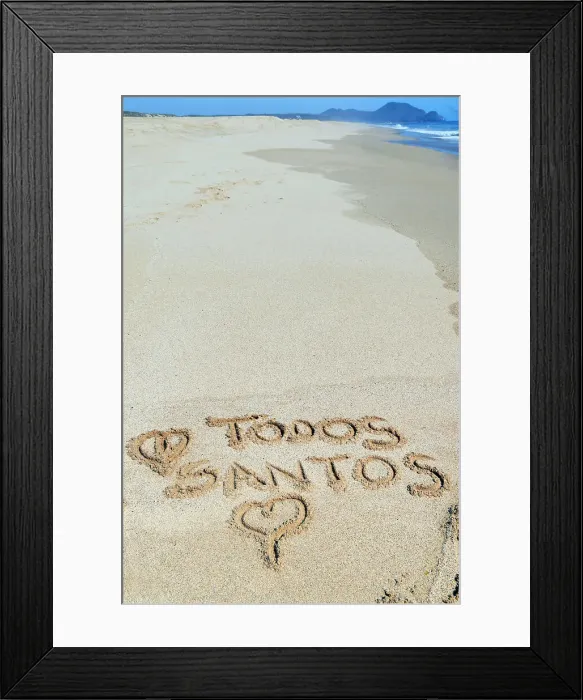 Framed Print : Mexico, Baja California Sur, Todos Santos Beach Framed Print : Mexico, Baja California Sur, Todos Santos Beach