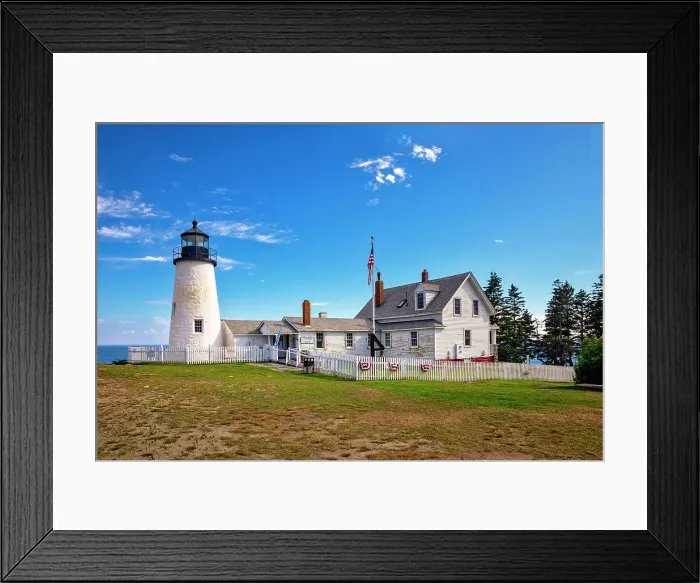 Framed Print : Maine, Bristol, Pemaquid Point Lighthouse Park and Museum Framed Print : Maine, Bristol, Pemaquid Point Lighthouse Park and Museum