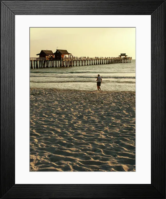 Framed Print : Southwest Florida, Gulf of Mexico, Naples Pier Framed Print : Southwest Florida, Gulf of Mexico, Naples Pier