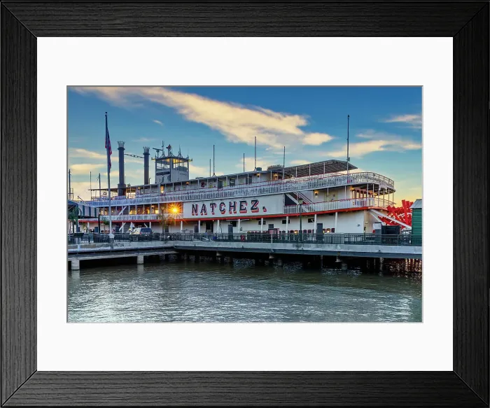 Framed Print : USA, Louisiana, New Orleans, Natchez Steamboat on The Mississippi River Framed Print : USA, Louisiana, New Orleans, Natchez Steamboat on The Mississippi River