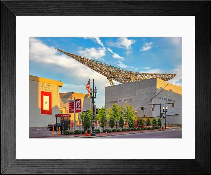 Framed Print : Louisiana, New Orleans, The National WWII Museum Framed Print : Louisiana, New Orleans, The National WWII Museum