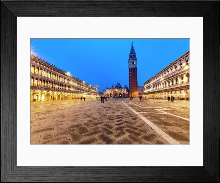 Framed Print : Italy, Venice, Saint Mark's Square with the Basilica