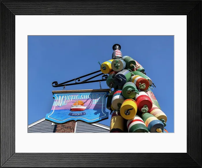Framed Print : Bunch of lobster buoys Framed Print : Bunch of lobster buoys