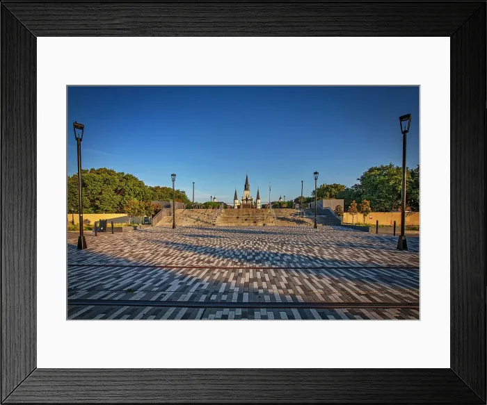 Framed Print : Louisiana, New Orleans, Jackson Square with St. Louis Cathedral Framed Print : Louisiana, New Orleans, Jackson Square with St. Louis Cathedral