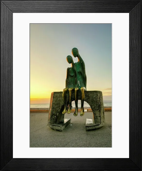 Framed Print : Mexico, Puerto Vallarta, La Nostalgia, a bronze sculpture on the Malecon, work of Jose Ramiz Barquet Framed Print : Mexico, Puerto Vallarta, La Nostalgia, a bronze sculpture on the Malecon, work of Jose Ramiz Barquet
