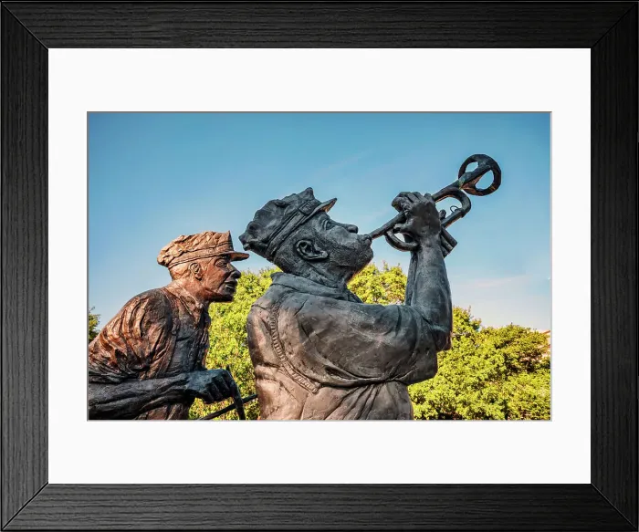 Framed Print : Louisiana, New Orleans, Jazz Band Iron Sculpture at Louis Armstrong Park Framed Print : Louisiana, New Orleans, Jazz Band Iron Sculpture at Louis Armstrong Park
