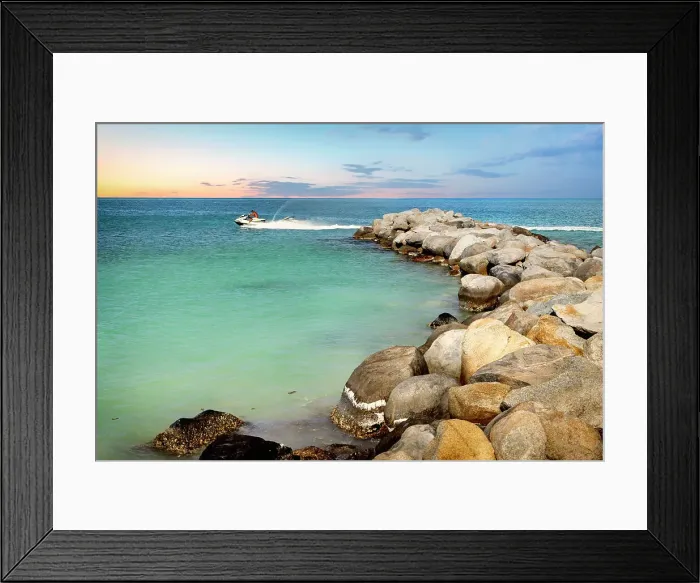 Framed Print : Aruba, Scene at Juanita beach Framed Print : Aruba, Scene at Juanita beach
