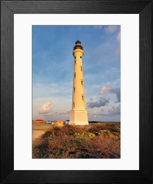 Framed Print : Aruba, California Lighthouse Framed Print : Aruba, California Lighthouse