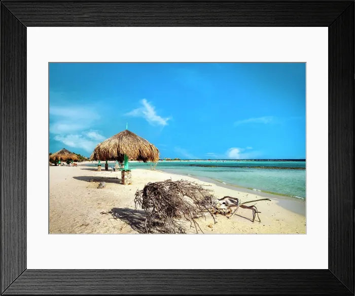 Framed Print : Aruba, Baby beach Framed Print : Aruba, Baby beach