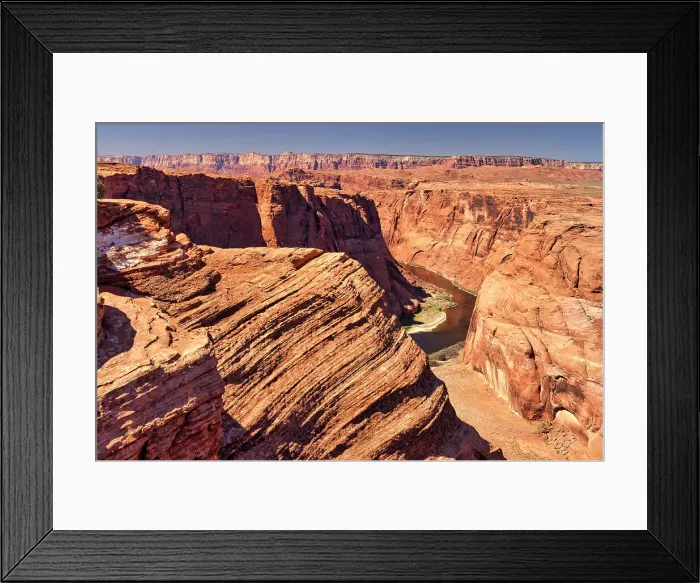 Framed Print : Arizona, Horseshoe Bend, Beautifull Sandstone Patterns Framed Print : Arizona, Horseshoe Bend, Beautifull Sandstone Patterns