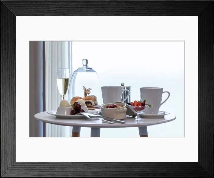 Framed Print : Breakfast setting Framed Print : Breakfast setting