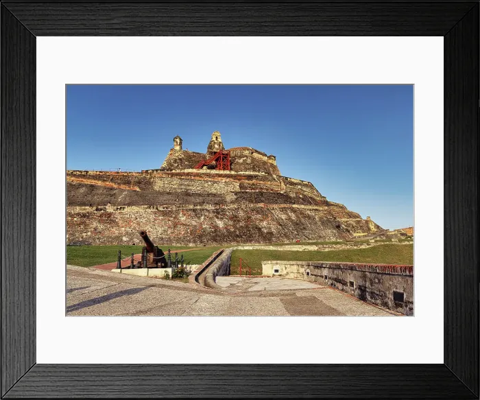 Framed Print : Colombia, Bolivar, Cartagena, San Felipe Fort Framed Print : Colombia, Bolivar, Cartagena, San Felipe Fort