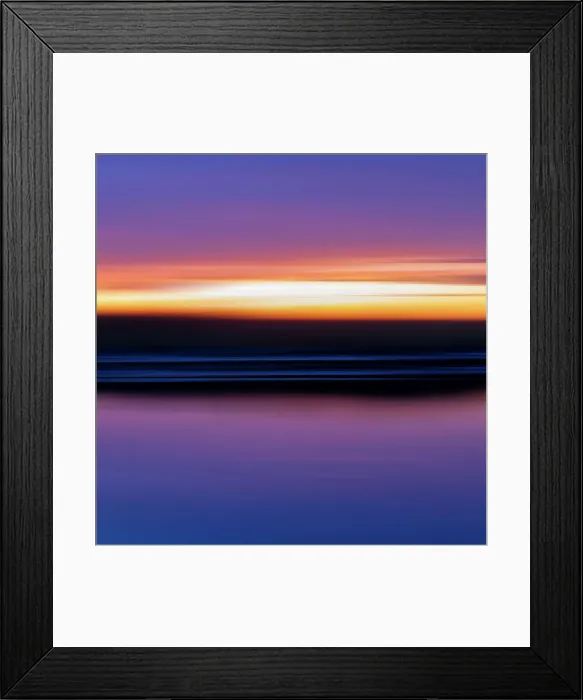 Framed Print : Abstract of lake at sunset Framed Print : Abstract of lake at sunset