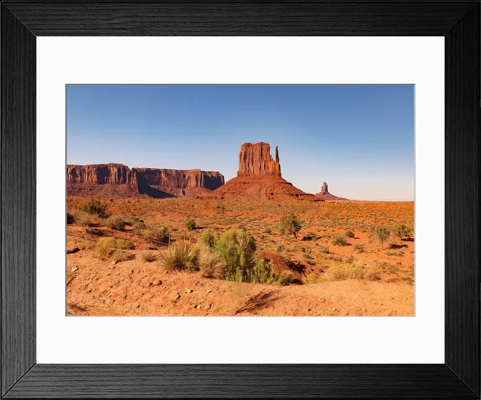 Framed Print : Arizona, Monument Valley Tribal Park, Monument Valley