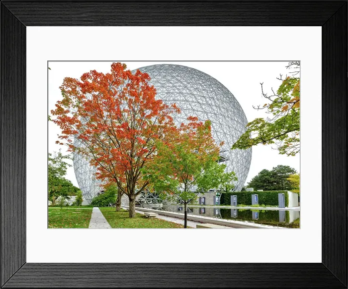 Framed Print : Canada, Quebec, Montreal, The Biosphere, Environment Museum Framed Print : Canada, Quebec, Montreal, The Biosphere, Environment Museum