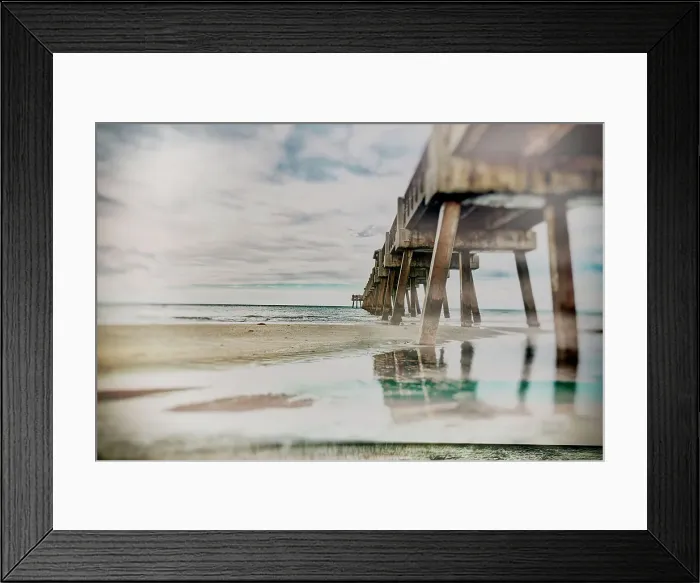 Framed Print : Florida, South Florida, Juno Beach pier Framed Print : Florida, South Florida, Juno Beach pier