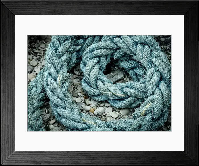 Framed Print : Nautical rope Framed Print : Nautical rope