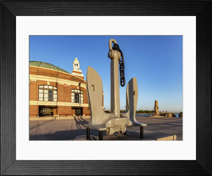 Framed Print : Illinois, Chicago, Navy Pier and USS Chicago Anchor Framed Print : Illinois, Chicago, Navy Pier and USS Chicago Anchor
