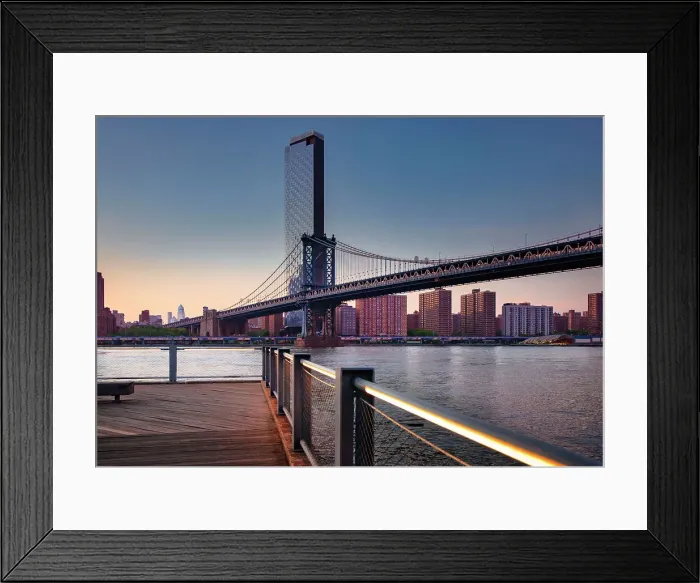 Framed Print : New York City, Brooklyn, Brooklyn Heights, Manhattan Bridge Framed Print : New York City, Brooklyn, Brooklyn Heights, Manhattan Bridge