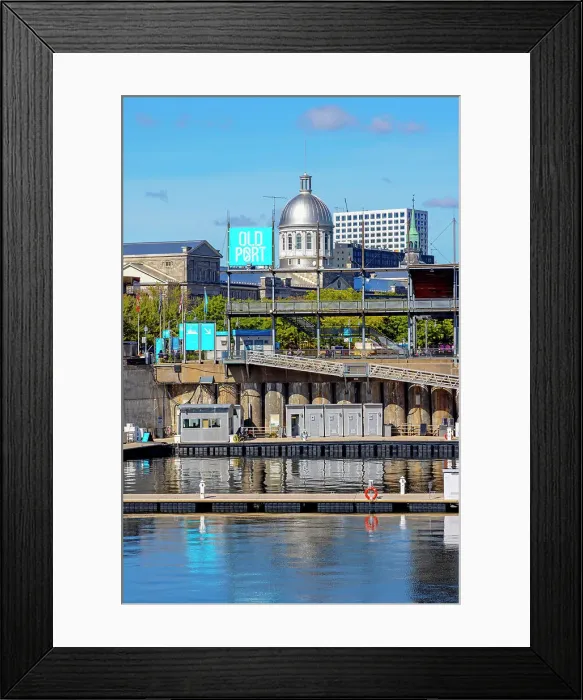 Framed Print : Canada, Quebec, Montreal, Old Port