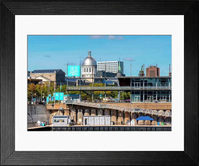 Framed Print : Canada, Quebec, Montreal, Old Port