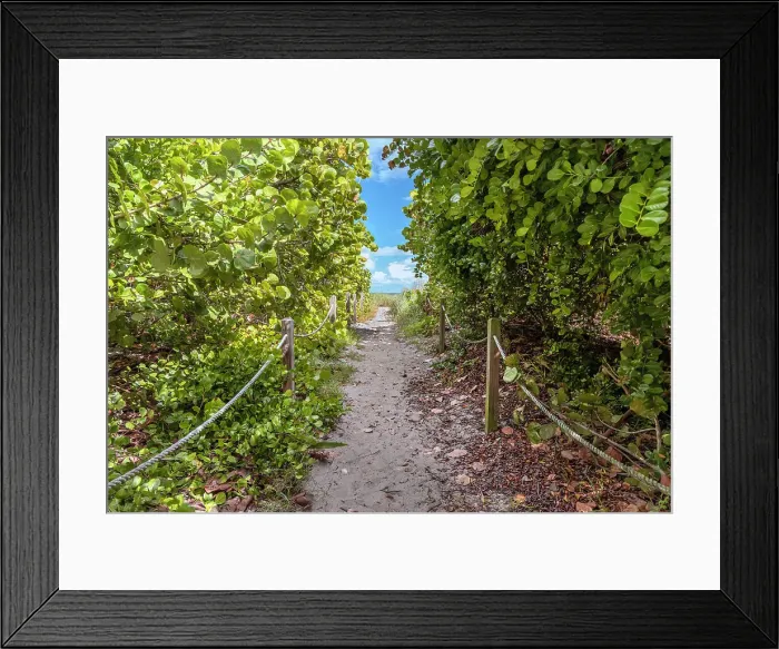 Framed Print : Florida, South Florida, Hollywood Beach, entrance Framed Print : Florida, South Florida, Hollywood Beach, entrance