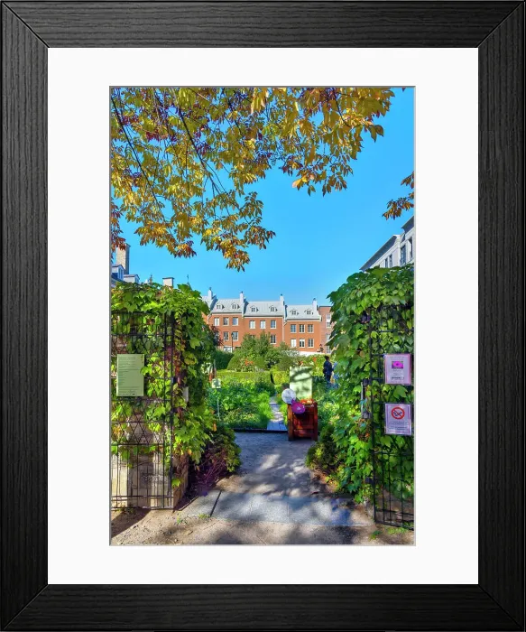Framed Print : Canada, Quebec, Montreal, Old Montreal, Governor's Garden Framed Print : Canada, Quebec, Montreal, Old Montreal, Governor's Garden