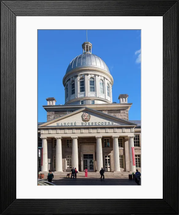 Framed Print : Canada, Quebec, Montreal, Old Town, Bonsecours Market Framed Print : Canada, Quebec, Montreal, Old Town, Bonsecours Market