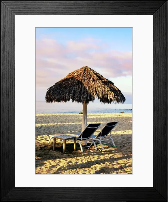 Framed Print : Mexico, Nayarit, Beach scene at La Manzanilla beach
