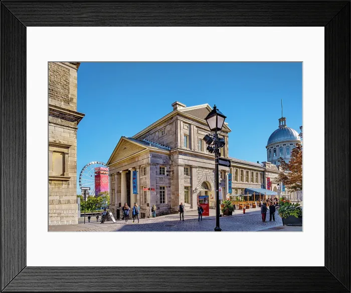 Framed Print : Canada, Quebec, Montreal, Old Town, Bonsecours Market Framed Print : Canada, Quebec, Montreal, Old Town, Bonsecours Market