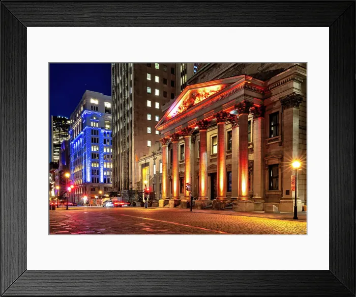 Framed Print : Canada, Quebec, Montreal, Bank of Montreal Framed Print : Canada, Quebec, Montreal, Bank of Montreal