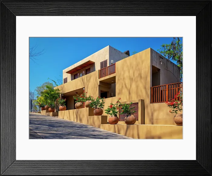 Framed Print : Adobe Facade Framed Print : Adobe Facade