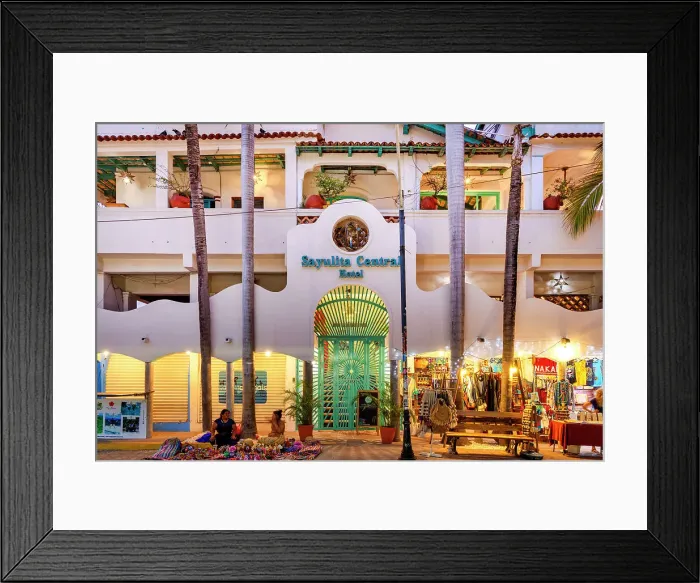 Framed Print : Mexico, Nayarit, Sayulita Central Hotel Framed Print : Mexico, Nayarit, Sayulita Central Hotel