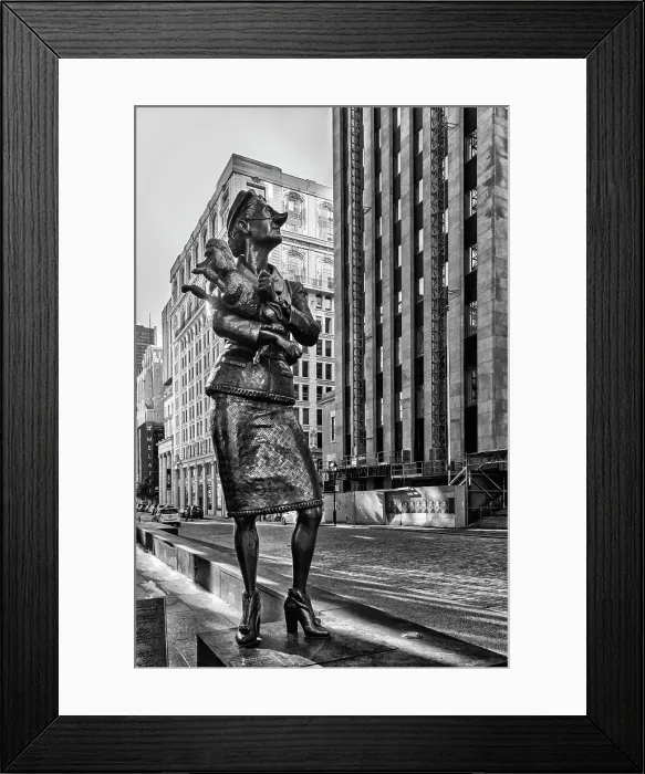 Framed Print : FOR EDITORIAL USE ONLY. NO ADVERTISING. Canada, Quebec, Montreal, The French Poodle sculpture by Marc-Andr J Fortier Framed Print : FOR EDITORIAL USE ONLY. NO ADVERTISING. Canada, Quebec, Montreal, The French Poodle sculpture by Marc-Andr J Fortier